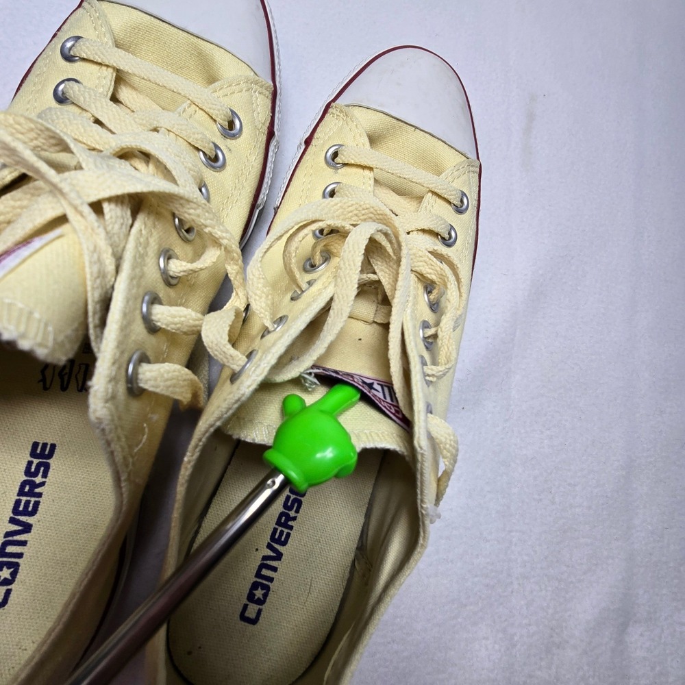 Converse Chuck Taylor All Star Low Top Shoes Sneakers Yellow Mens 10 Womens 12 - Picture 10 of 14